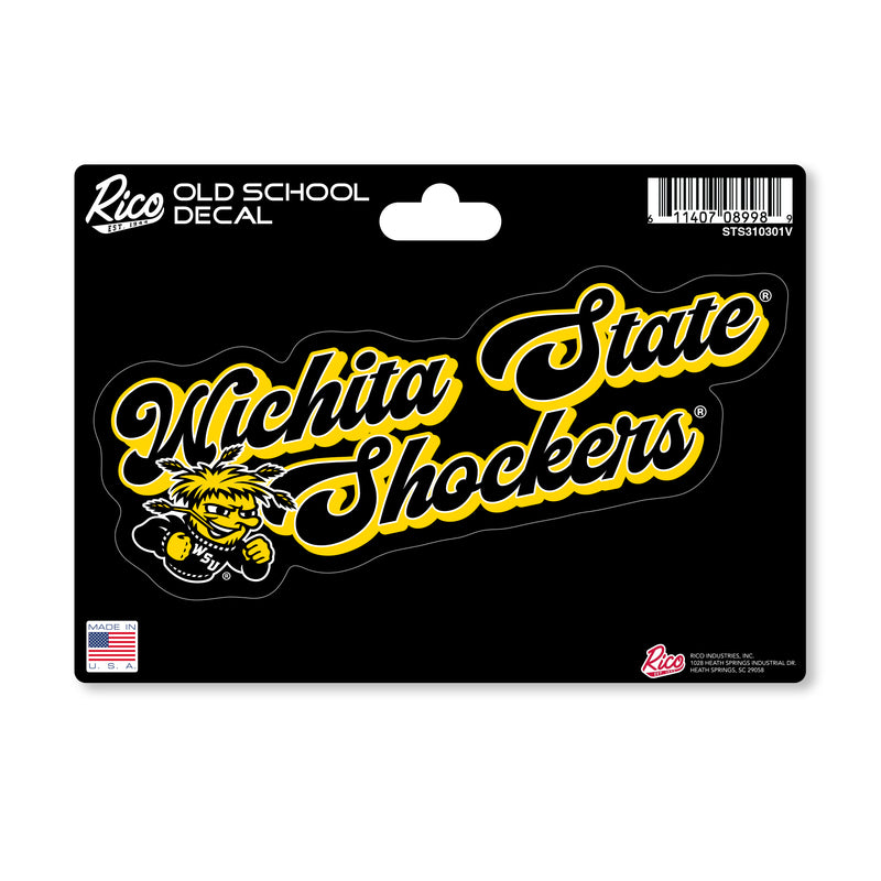 Wichita State Shockers 4x6 Vintage Look Decal