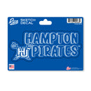 Hampton University 4 X 6 Inch Sketch Decal