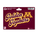 Minnesota Golden Gophers 4 X 6" Vintage Decal