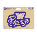 Washington Huskies 4 X 6" Vintage Decal