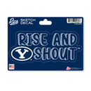 Byu 4 X 6 Inch Sketch Decal