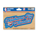 Oklahoma City Thunder 4 X 6" Vintage Decal