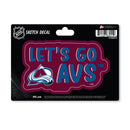 Colorado Avalanche 4 X 6" Sketch Decal