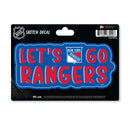 New York Rangers 4 X 6" Sketch Decal