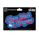 New York Rangers 4 X 6" Vintage Decal