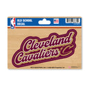 Cleveland Cavaliers 4 X 6" Vintage Decal