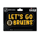 Boston Bruins 4 X 6" Sketch Decal
