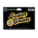 Boston Bruins 4 X 6" Vintage Decal