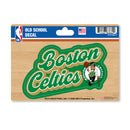 Boston Celtics 4 X 6" Vintage Decal