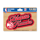 Atlanta Hawks 4 X 6" Vintage Decal