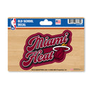 Miami Heat 4 X 6" Vintage Decal