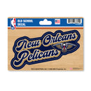 New Orleans Pelicans 4 X 6" Vintage Decal
