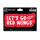 Detroit Red Wings 4 X 6" Sketch Decal