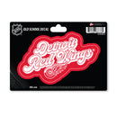 Detroit Red Wings 4 X 6" Vintage Decal