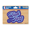 Utah Jazz 4 X 6" Vintage Decal