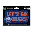 Edmonton Oilers 4 X 6" Sketch Decal