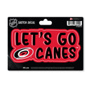 Carolina Hurricanes 4 X 6" Sketch Decal