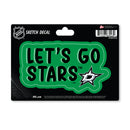 Dallas Stars 4 X 6" Sketch Decal