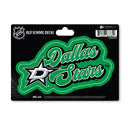 Dallas Stars 4 X 6" Vintage Decal