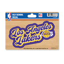 Los Angeles Lakers 4 X 6" Vintage Decal