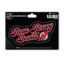 New Jersey Devils 4 X 6" Vintage Decal