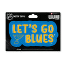 St. Louis Blues 4 X 6" Decal - Sketch