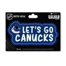 Vancouver Canucks 4 X 6" Sketch Decal