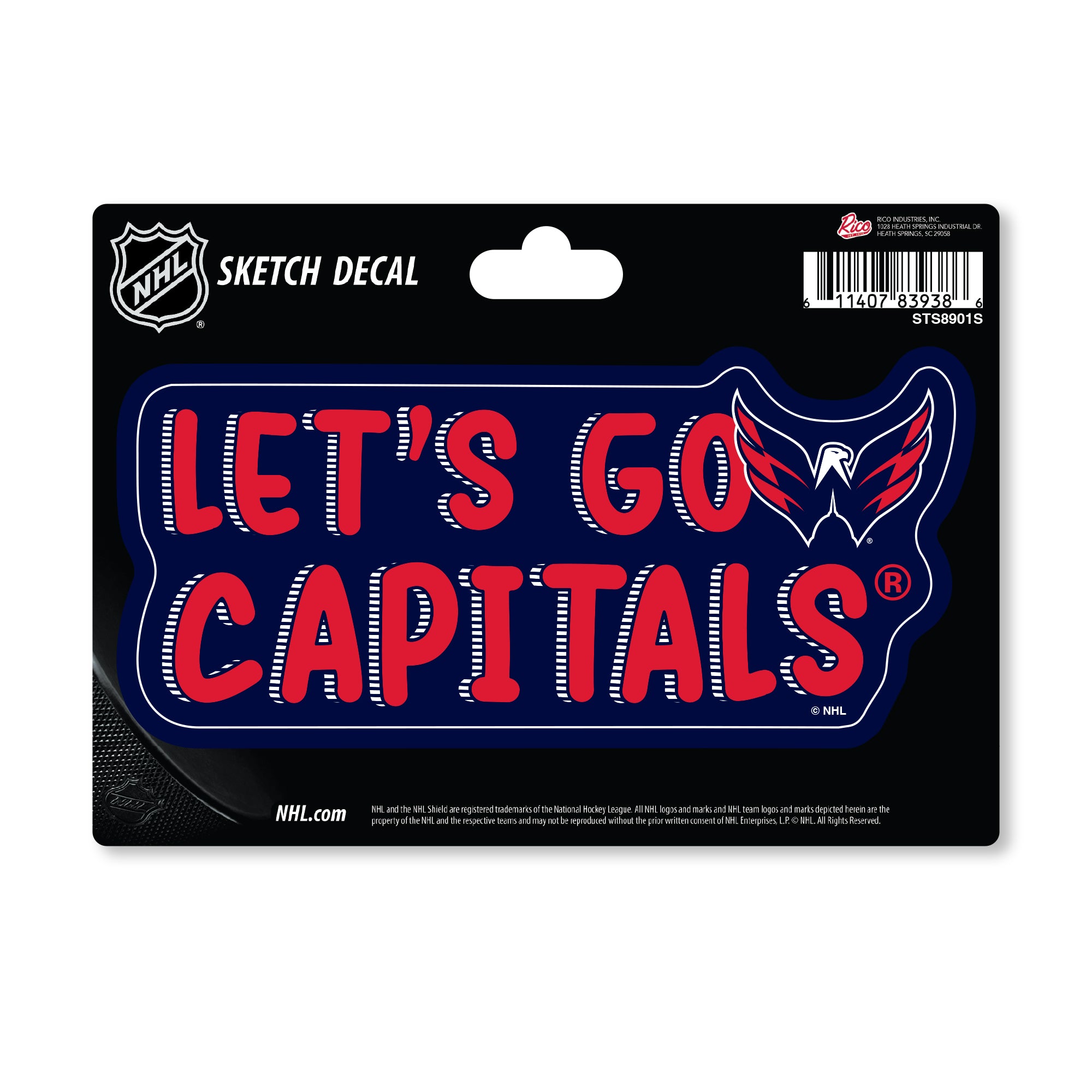 Rico Industries NHL Hockey Washington Capitals Tie Dye 3' X 5' Banner