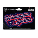 Washington Capitals 4 X 6" Vintage Decal