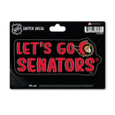 Ottawa Senators 4 X 6" Sketch Decal