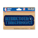 Minnesota Timberwolves 4 X 6" Sketch Decal
