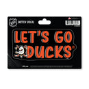 Anaheim Ducks 4 X 6" Sketch Decal