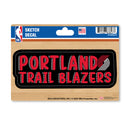 Portland Trail Blazers 4 X 6" Sketch Decal