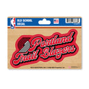 Portland Trail Blazers 4 X 6" Vintage Decal