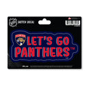 Florida Panthers 4 X 6" Sketch Decal