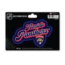 Florida Panthers 4 X 6" Vintage Decal