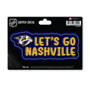 Nashville Predators 4 X 6" Sketch Decal