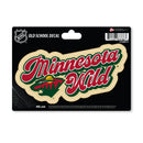 Minnesota Wild 4 X 6" Vintage Decal