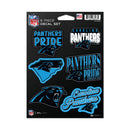 Carolina Panthers 6-Piece Decal Set