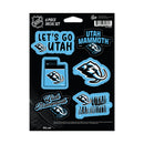 Utah Mammoth 6-Piece Decal Set