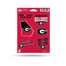 Georgia Bulldogs 6-Piece Decal Set