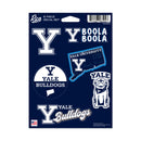 Yale Bulldogs 6-Piece Decal Set