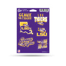 LSU Tigers 6-Piece Decal Set