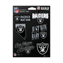Las Vegas Raiders 6-Piece Decal Set