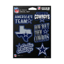 Dallas Cowboys 6-Piece Decal Set