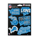 Detroit Lions 6-Piece Decal Set