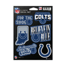 Indianapolis Colts 6-Piece Decal Set