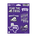 TCU 6 Piece Decal Set
