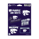 Kansas State University 6 Piece Decal Set
