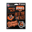 Cincinnati Bengals 6-Piece Decal Set